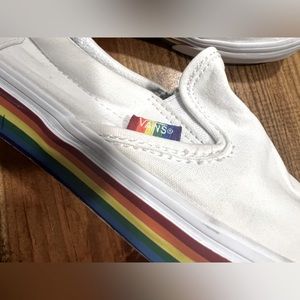 Rainbow Slip On Vans